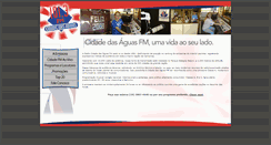 Desktop Screenshot of cidadedasaguas.com.br